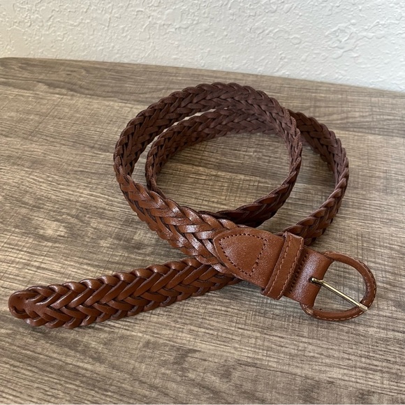 Bundle(2) size 36 Braided Leather Brown Belts - Picture 6 of 10